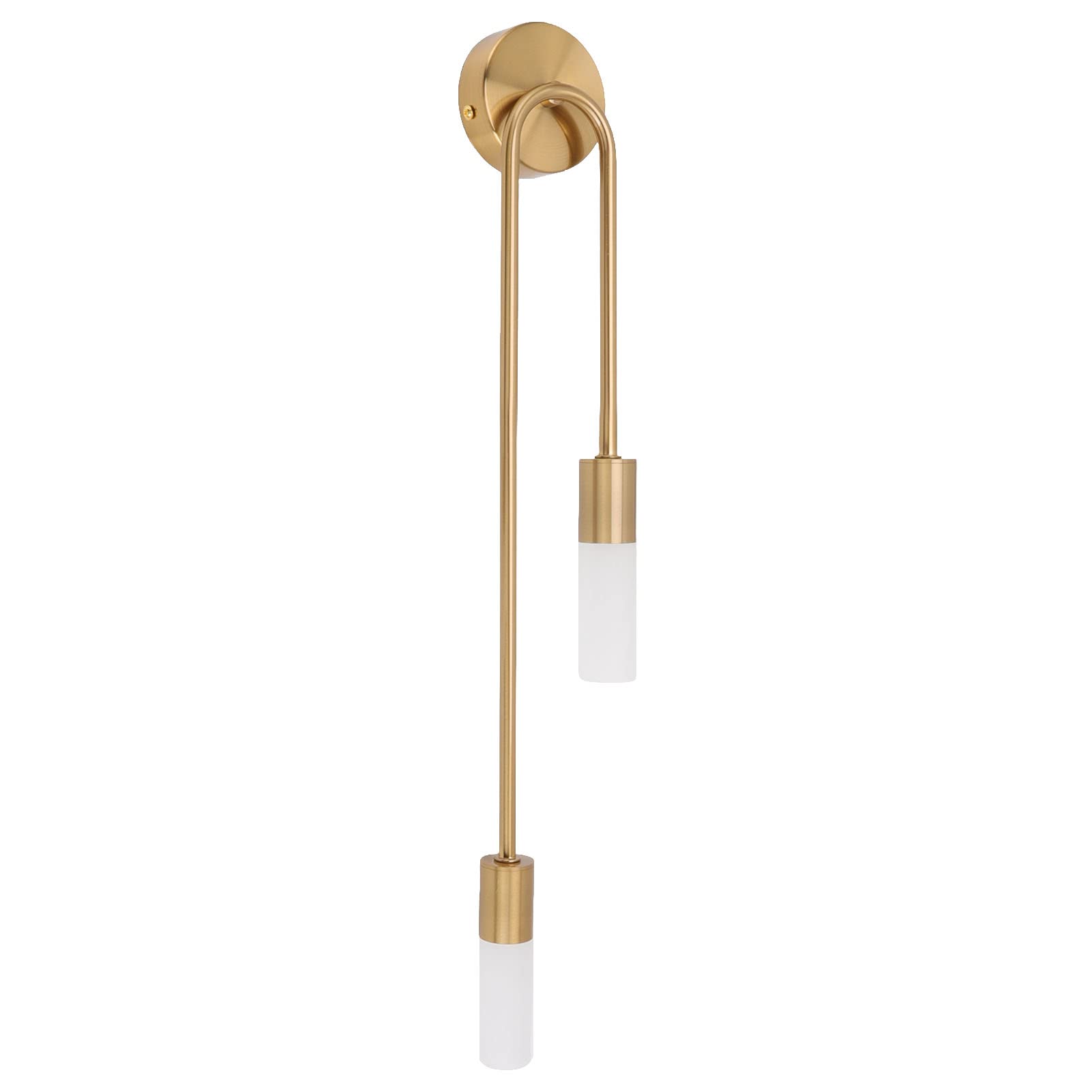 Doppelkopf-G9-LED-Lampen-Wandlampenhalter Ironcraft Wandlampenhalter mit Lampenschirm für Zuhause, Wohnzimmer, Schlafzimmer, 85 265 V, rostfreies Eisen, galvanisch beschich