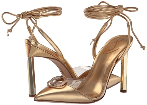 Stiletto à lanières en ambre doré Sam Edelman l'excellence de la haute chaussure - 7