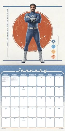 2026 Fantastic Four Wall Calendar - image 2