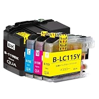 Amazon.co.jp: LC119/115-4PK 互換インクカートリッジ プリンター