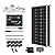 Renogy 200 Watts 12 Volts Monocrystalline RV Solar Panel Kit with Adventurer 30A LCD PWM Charge Controller and Mounting Brackets for RV, Boats, Trailer, Camper, Marine, Off-Grid Solar Power System
