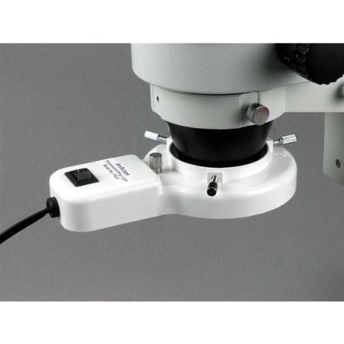 Image of AmScope FRL8-A 8W Stereo Microscope Fluorescent Ring Light + Adapter