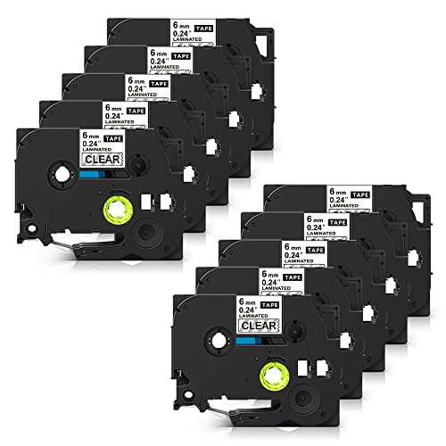 �u���U�[ �e�[�v TZe-111 �����n������ 10�Z�b�g ����6mm ����8m �s�[�^�b�`�L���[�u�@��Ή� P-touch �݊��i ���~�l�[�g �e�[�v�J�[�g���b�W