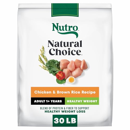 Image of Nutro Natural Choice Healthy Weight Dry Dog Food, Chicken & Rice, 30 lb