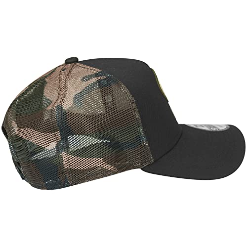 New Era Snapback Trucker Cap Seattle Seahawks Wood Camo - vue 4
