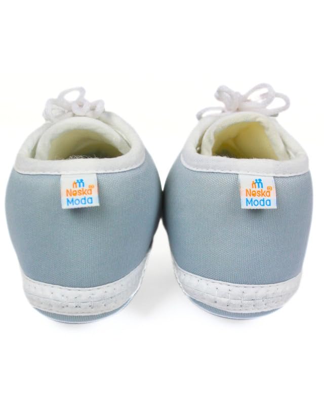 Image of Neska Moda 6 To 12 Months Baby Boys & Baby Girls Cotton Lace Booties