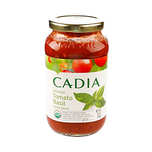Cadia Organic Tomato Basil Pasta Sauce, 25 oz