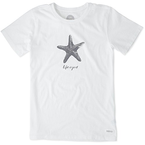 Life is good Women's Watercolor Starfish Crusher Tee