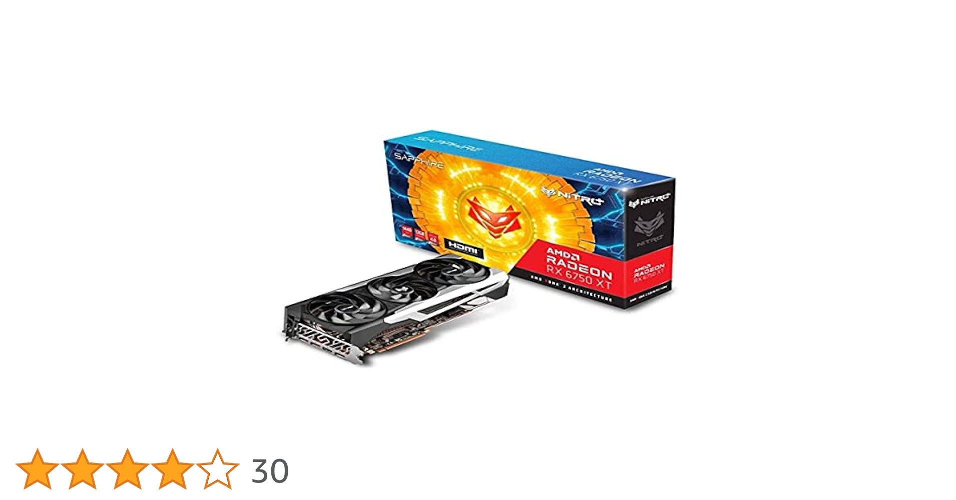 Amazon | Sapphire Nitro+ AMD Radeon RX 6750 XT Gaming OC