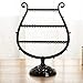 Creative Wine Glass Earrings Bracelet Jewelry Display Stand Earring Rack Storage Box (Color : B) (A)