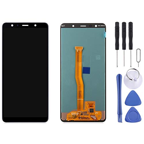 Cellphone Spare LCD Screen and Digitizer Full Assembly for Galaxy A7 (2018) SM-A750F LCD Screen (Color : Black)