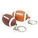 Produktbild Amosfun Rugby Ball Schlüsselanhänger LED Licht Sound Schlüsselanhänger Auto Schlüsselanhänger 2 STÜCKE (Orange, Kaffee, Mit Knopfzelle)