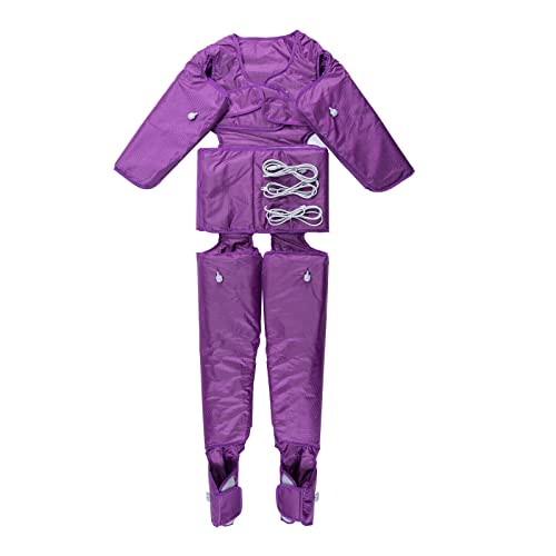 WOLEGM 600 W eléctrico de cuerpo entero de presoterapia, masaje linfático para pérdida de peso, dispositivo de presoterapia, 35 °C a 80 °C