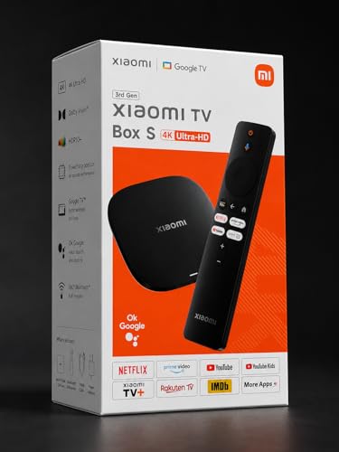 Image of TV Box S (3rd Gen) 4K UHD Streaming Media Player Compatible with Google TV, Wi-Fi 6, Dolby Vision, Dolby Atmos, DTS:X, 2GB RAM, 32GB Storage, Voice Remote