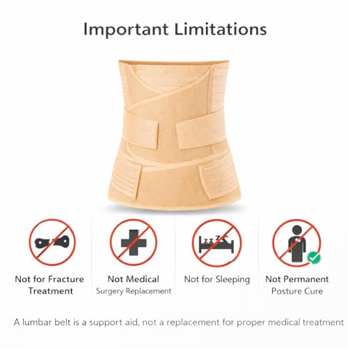 Image of 3-in-1 Postpartum Belt for Women - Post Pregnancy Belly Binder, Waist & Pelvic Support - C Section Recovery, Tummy Tightening, Back Pain Relief - Adjustable Fit - (Skin-XL)