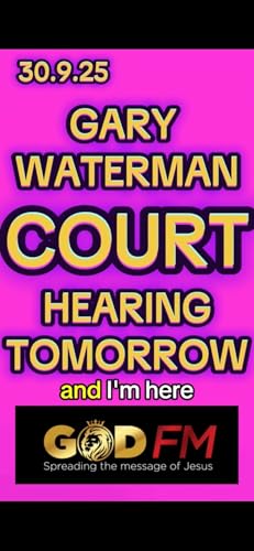 GARY WATERMAN COURT HEARING TOMORROW. 29.9.25