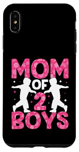 Mom Of Two Boys ̓ Ƒq ̌t X}zP[X iPhone XS Max p