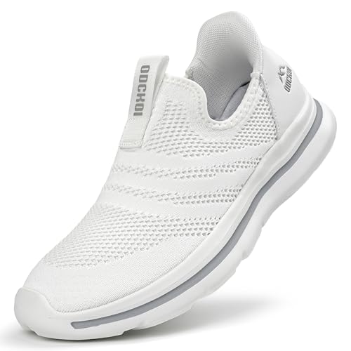 ODCKOI Slip On Sneaker Mens Hands Free Sports Shoes Slip-Ins Wide Toe Box Walking Lightweight Jogging Shoes Outdoor Breathable Road Running Trainers-BAISE-XIN-45