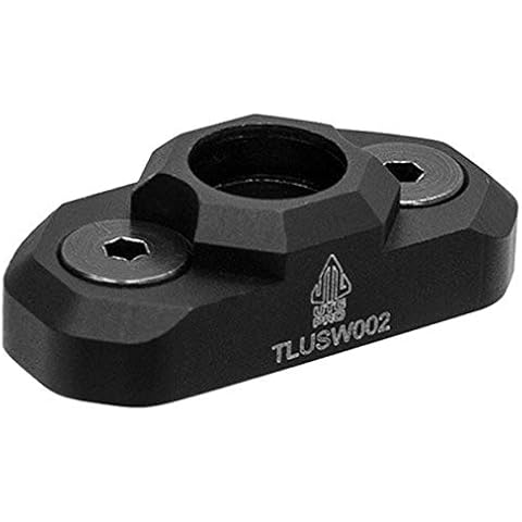 UTG Pro Leapers TLUSW002 Inc, Keymod QD Sling Swivel Adaptor, Matte Black Cover