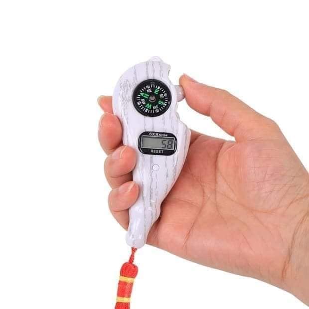 Image of 99999 5 Digit Multiuse Digital Electronic Portable Mini Hand Tally Clicker Counter Finger Ring Mantra Jaap Device Machine Cricket Umpire Counting Zikr Ziker Dhikr (2026White Compass)