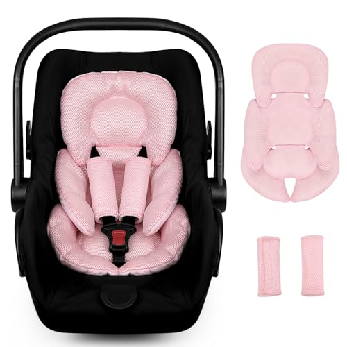 Cojín Reductor para Silla de Auto Infantil Rosa miniatura 1