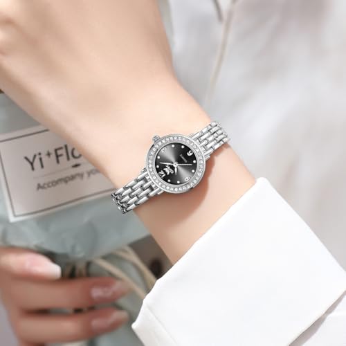 Image of OPK Wacthes for Women Bracelet Dress Easy to Read Stainless Steel Ladies Watches for Female Small Watch Waterproof Luminous Date