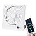 Ventilatore solare per esterni - Lanterna per ventilatore personale da campeggio solare | Gadget e ricaricabili ricaricabili con luci, 3 velocità di attrezzatura di sopravvivenza domestica immagine
