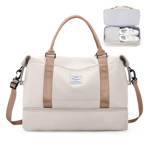 Borsa Da Viaggio Pieghevole Narwey 45x36x20 Cm – Bagaglio A Mano Per Easyjet, 25L, Con Tracolla, Grigio