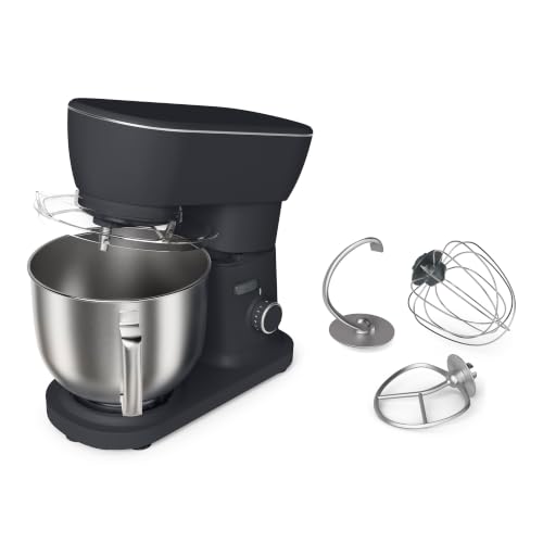Image of bella STIR 5.3Qt Tilt-Head Stand Mixer, 12-Speed Countertop Mixer, Slate
