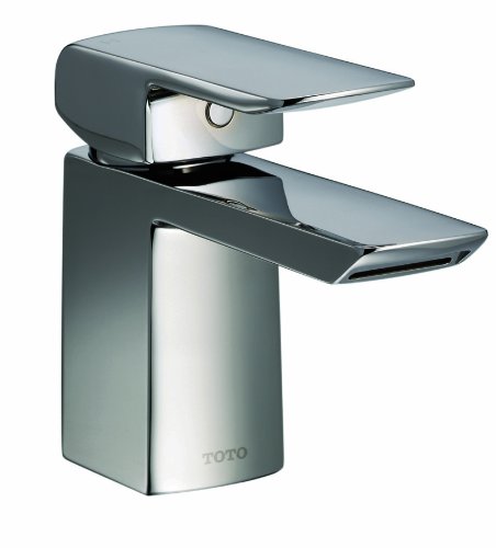 TOTO TL960SD-BN Soiree - Grifo de lavabo de una sola palanca (1 V), níquel cepillado