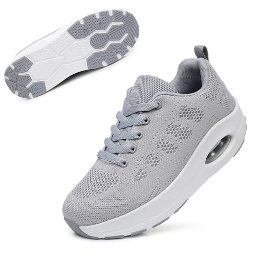 Image of Git-up Women's Arch Support Walking Shoes, Breathable Wide Toe Box Nursing Work Shoes for Plantar Fasciitis