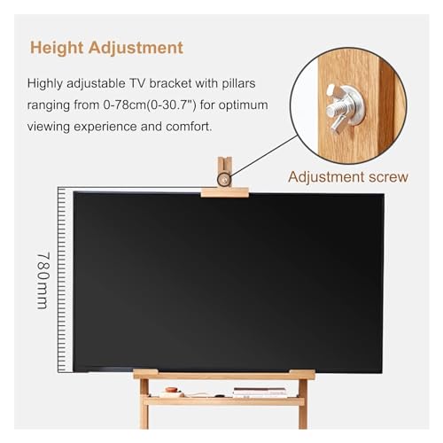 Soporte móvil para TV de 32-60 pulgadas con ruedas miniatura 3