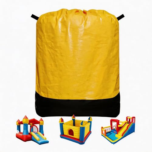 Heavy Duty Water-Resistant Large Inflatable Bounce House Storage Bag-Yellow