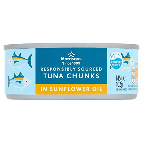 Morrisons Tuna Chunks in Sunflower Oil, 145g