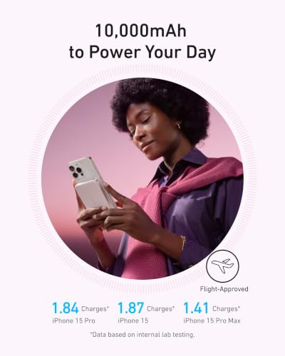 Anker MagGo Flache magnetische Powerbank 10000mAh Qi2 15W – Ansicht 5