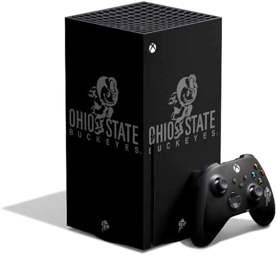 Skinit Decal Gaming Skin Compatible with Xbox Series X Bundle - Officially Licensed Ohio State University Buckeyes Design