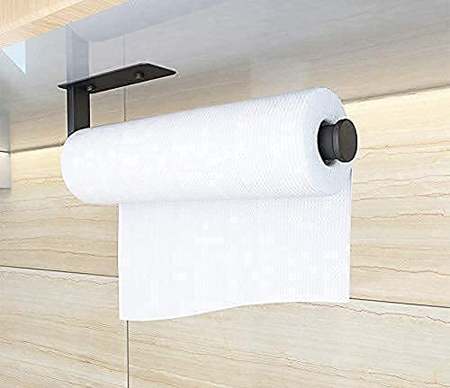 Yidan,Wall-Mounted Paper Towel Holder，Paper Towel Holders,Paper Towels Rolls - For Kitchen,Paper Towels Bulk- Self-Adhesive Under Cabinet,Both Available In Adhesive And Screws #TOP2