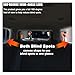 Car Wide-Angle Rearview Mirror, Reduce Blind Spots, Panoramic HD Car Rearview Mirror with Personalized Angel Design, Anti Glare Convex Rearview Mirror, Fits Most Cars, SUVs, Trucks