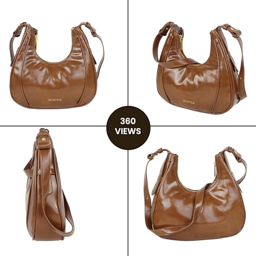Image of Storite Women's Faux Leather Shoulder Handbags Hobo Bag