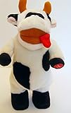 THE Crazy COW Laughing Giggling Plush Mad Cow Plush 12 Inches Tall