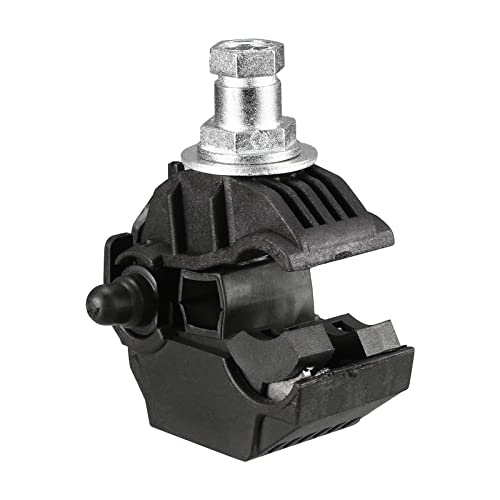 QUARKZMAN 55A 1KV Connecteur de Perçage Isolant x 1 Pièce Flexible Câble Adaptateur pour Extérieur Éclairage et Construction Travaux, [Noir]