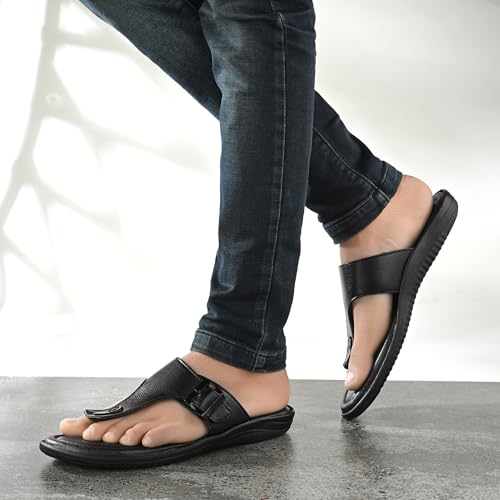 Image of Centrino Sandal for Men | Grip Insole for Stability | Modern Look with Straps | Comfortable Footwear (9775)