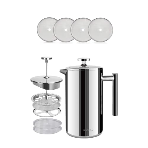 Secura Stainless Steel French Press Coffee Maker