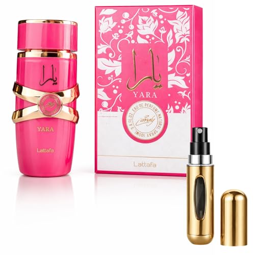 Yara Candy Eau de Parfum 100 ml para Mujer – Perfume Dulce y Afrutado con Notas de Caramelo, Vainilla y Frutas – Fragancia Árabe Larga Duración – Perfume Femenino Elegante y Sensual (YARA)