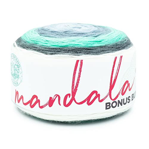 Image of Lion Brand Yarn Mandala Bonus Bundle Yarn, Yarn for Knitting, Crocheting, and Crafting, 1 Cake, Genie