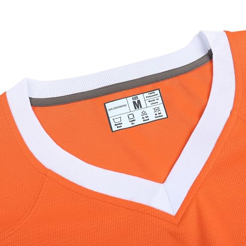 Plain Men's Football Jerseys for Unisex V-Neck Fitness T-Shirts Workout Outfits Casual Party Tops3