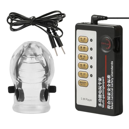 Image of Electric Shock Bondage Training Masturbation Penis Ring Winding Exercise Endurance Trainer Electric Shock Cock Ring Male Bondage Penis Ring