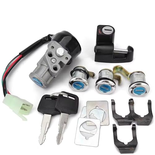 Clé d'allumage pour CN250 Helix 1986-2007 contacteur de moto OEM 35010-KS4-711