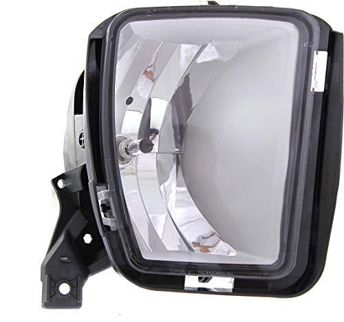 Evan Fischer Fog Light Compatible with 2013-2018 Ram 1500, 2019-2024 Ram 1500 Classic, Front, Passenger Side, w/Bulb(s), Halogen