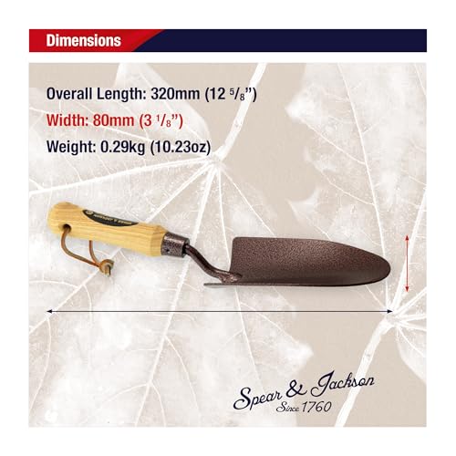 Spear & Jackson 4058NB Elements Łopatka ręczna ze stali węglowej